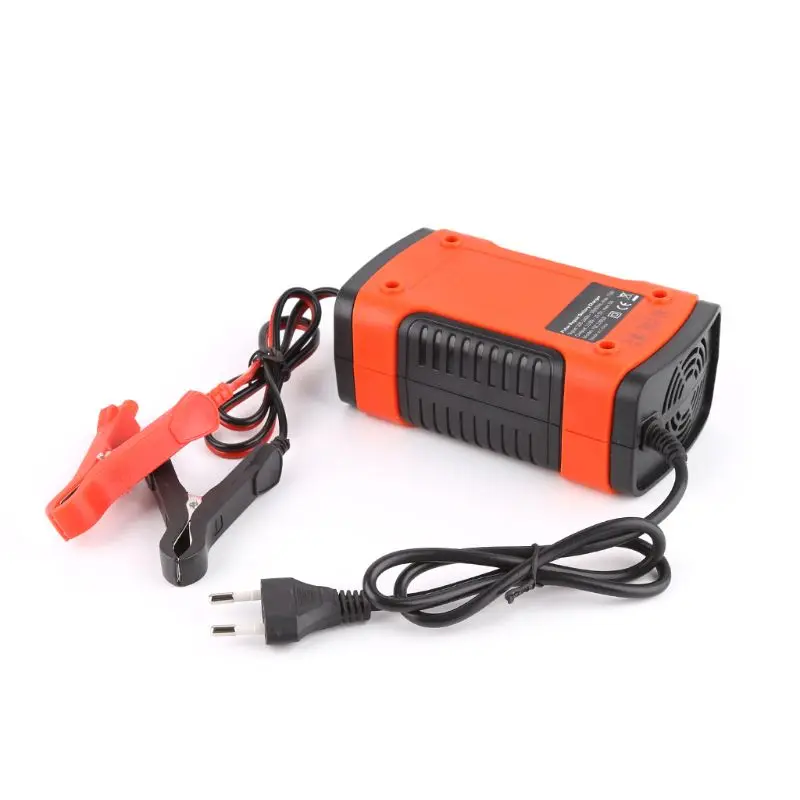 Auto Car Intelligent Battery Charger 1 Pc DC 12V 5A Pulse Repair Truck Storage EU/ US Plug With LCD Display