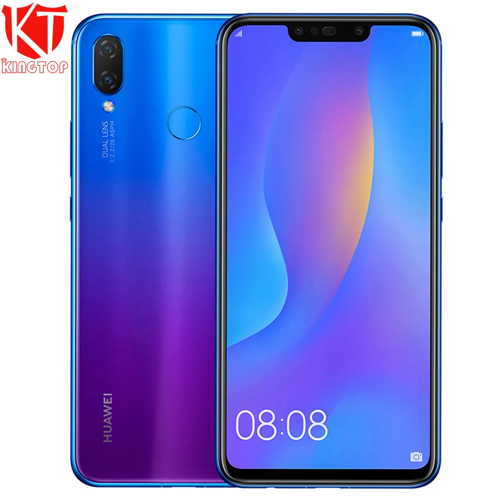 Смартфон Huawei nova 3i nova3i с 6 3 дюймовым дисплеем восьмиядерным процессором Kirin710 ОЗУ 4