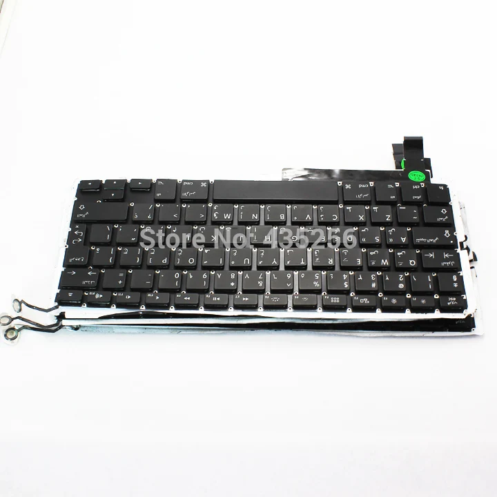 Original Arabic Keyboard For Macbook Pro 15" A1286 Arabic replacement Keyboard 100% Tested