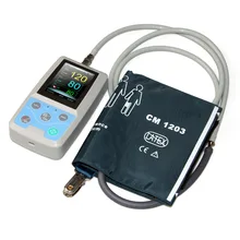 FDA CE портативный прибор для контроля за состоянием пациента жизненные знаки NIBP SPO2 пульсометр пульса, США CONTEC PM50