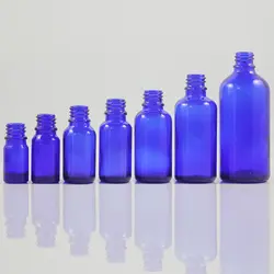 50 шт. 5 мл, синее стекло Эфирные Масла Бутылка без крышки, может соответствовать с распылителем насоса или капельницы