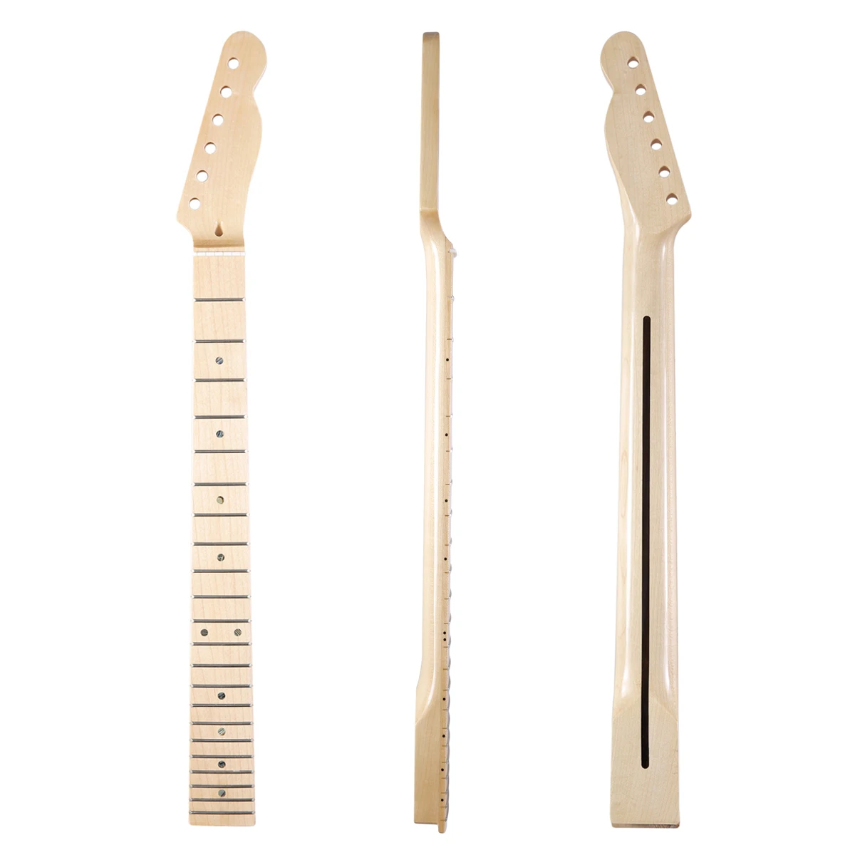 

Dopro 22 Fret Glossy Tele Canadian Maple Guitar Neck Maple Fingerboard Abalone Shell Inlay Bone Nut for Telecaster
