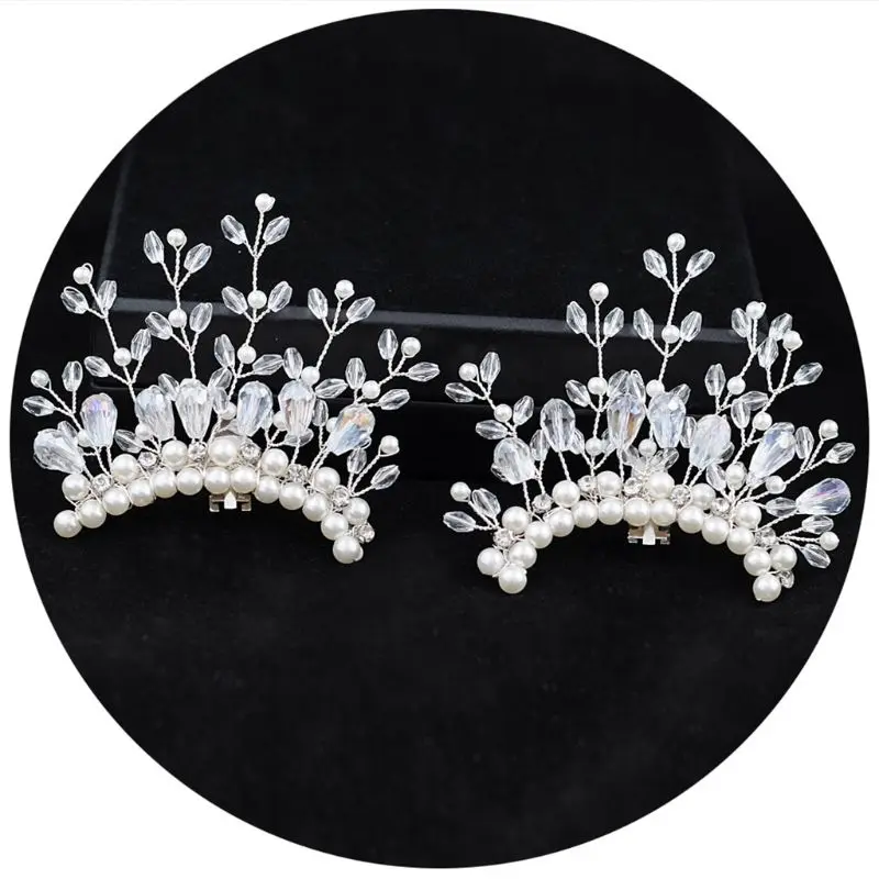 

2pcs Shoe Clip Pearl Floral Wedding Shoes Bride High Heel Decoration Luxury Fashion DIY Charms Ornaments Creative Women Lady Jew