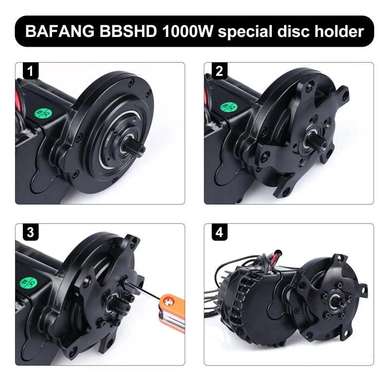 Брелок для ключей паук для адаптера переменного тока 130BCD для Bafang BBSHD 48V 1000 Мотор Наборы E-велосипед аксессуары BBS03B Электрический велосипед 8FUN Запчасти