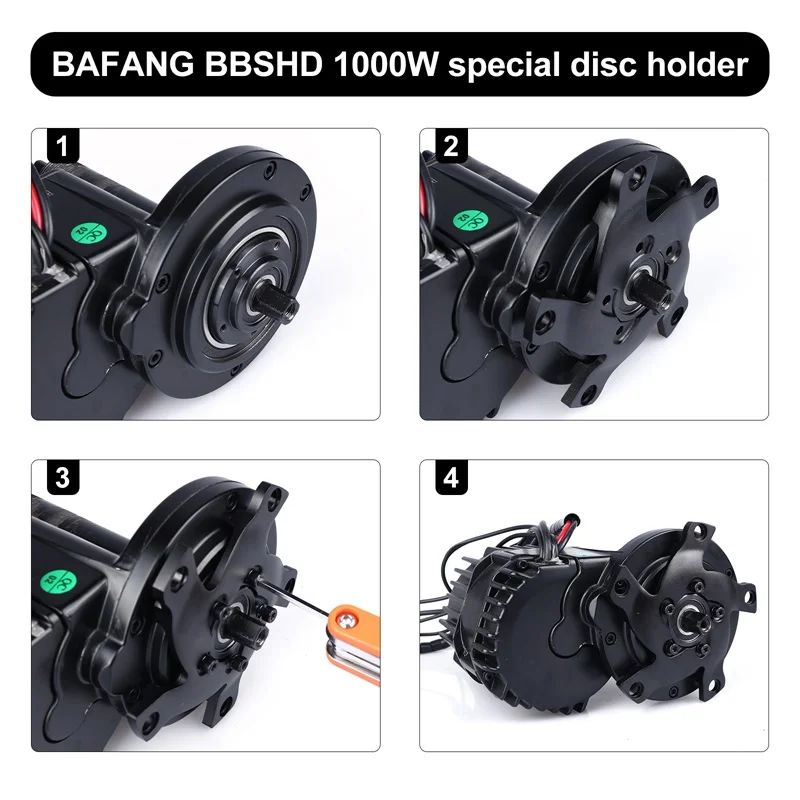 Perfect Chain Ring Spider Adaptor 130BCD For Bafang BBSHD 48V 1000 Motor Kits E-bike Accessories BBS03B Electric Bicycle 8FUN Parts 5