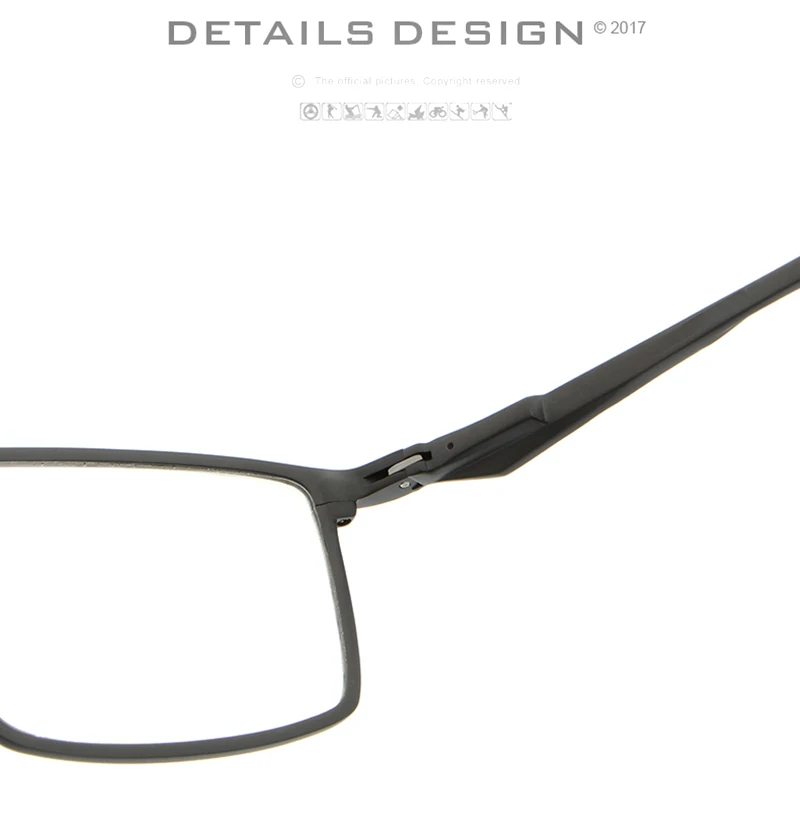 HDCRAFTER мужские и женские оптические оправы, оправы для очков, коммерческие очки, модные очки по рецепту, алюминиевая оправа
