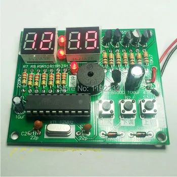 

51 MCU Clock Digital Tube AT89C2051 Learning Kit With Alarm Clock