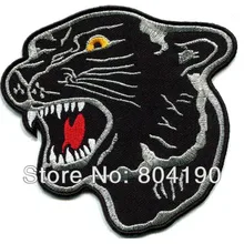 Черная пантера, кот с изображениями Ягуара, леопарда, Пума, крутая куртка байкера, тату-рок, панк, аппликация, железная нашивка, Заказная заплата, значок