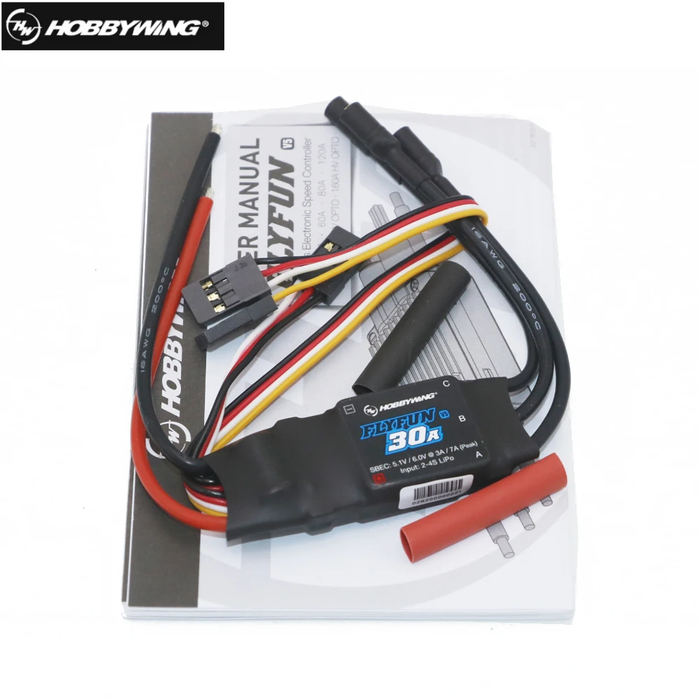 Hobbywing FlyFun 30A 40A V5 2-4S 2-6S электрический контроль скорости ESC для RC самолета мультикоптера Rc самолета вертолета