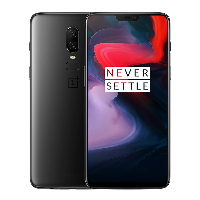 OnePlus 6 мобильный телефон 6,28 дюймов оперативная память 8 ГБ Встроенная 128 Snapdragon 845 Octa Core Android 8,1 двойной камера NFC водонепрони