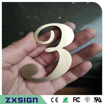 Beste Factory Outlet 2Mm Solid Roestvrij Staal Tekenen Met Laser Gesneden, Kleine Metalen Teken Letters Decoratieve Logo Signages