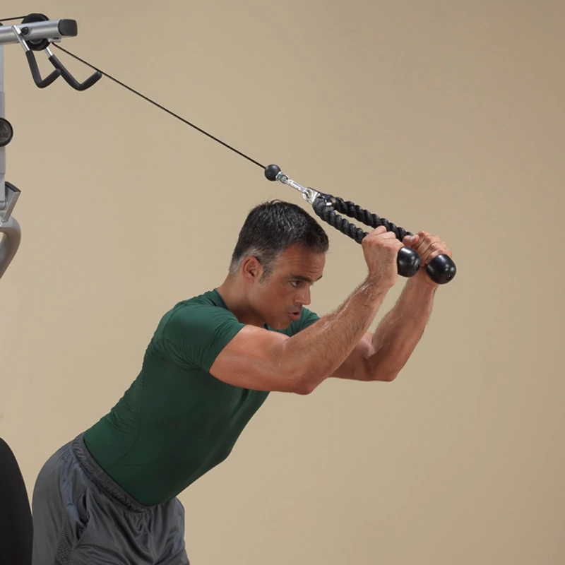 

Triceps Workout Pull Rope Heavy Duty Rope Solid PU Ends Fitness Bodybuilding Ropes C55K Sale