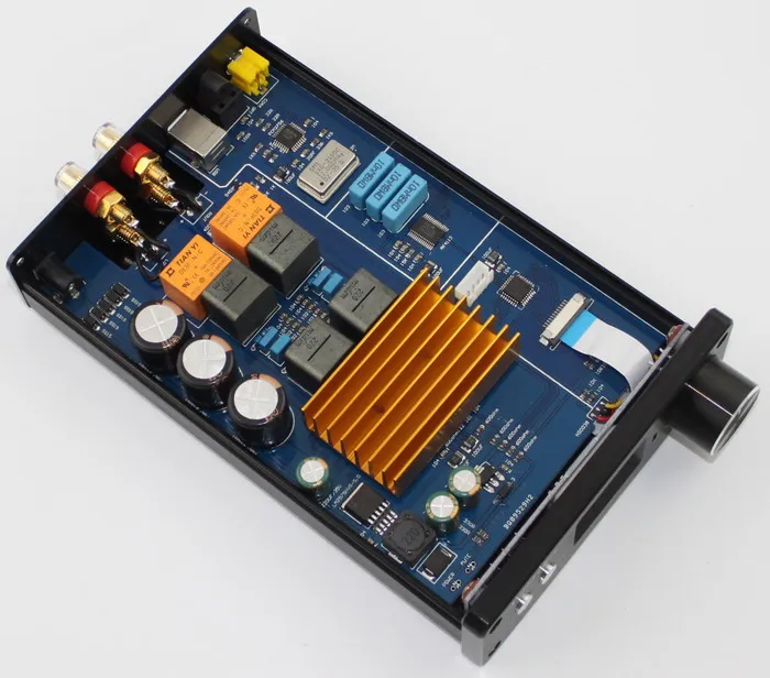 Выход 2x50 Вт усилитель STA326 OLED 2 0 канальный цифровой мощности класс D DC24V 32V стерео