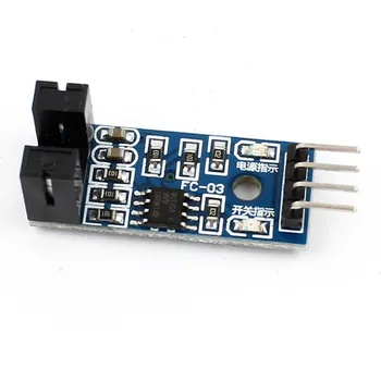 

ShenzhenMaker 5pcs Speed Measuring Sensor LM393 Counter Motor Opto Groove Coupler Module
