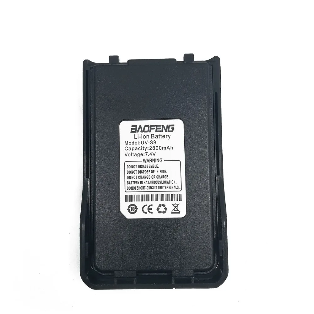 Оригинальный аккумулятор большой емкости BAOFENG UV S9 7 4 в 2800 мАч для рации Baofeng|Рации|