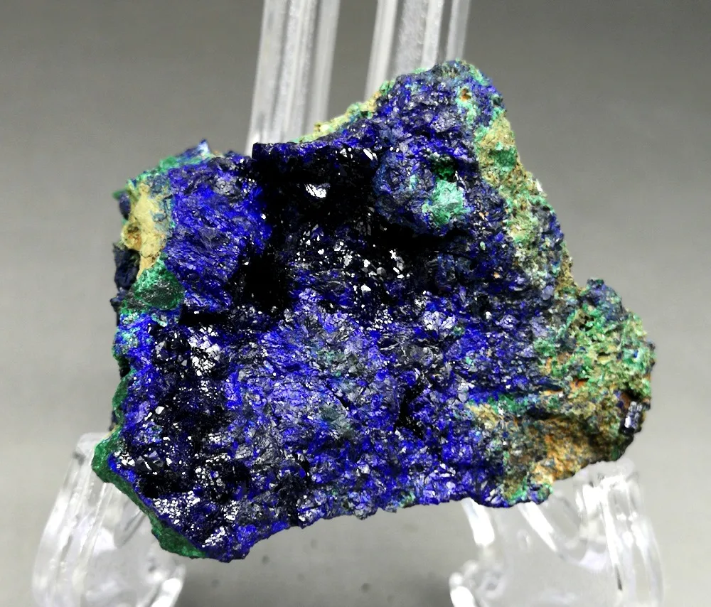 

49g Natural stone and crystal azurite / malachite symbiotic mineral crystal healing crystals Collection ornamental stone P24