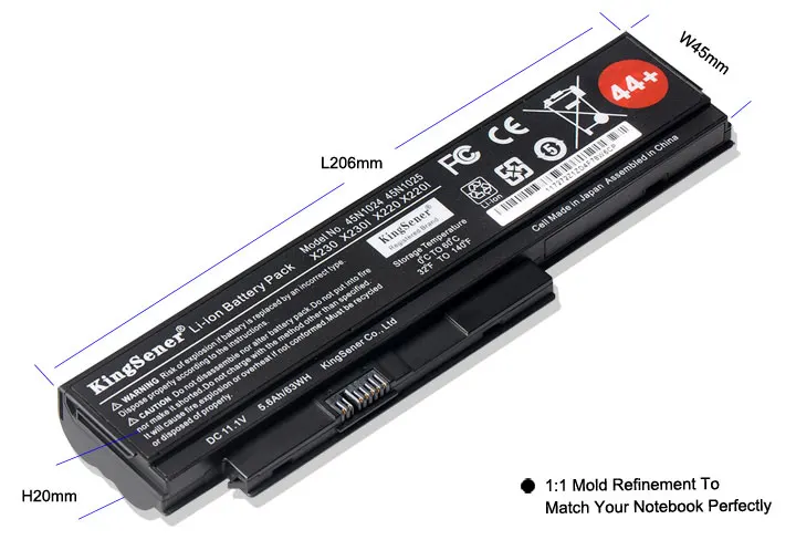 Корейская батарея KingSener для ноутбука lenovo Thinkpad X230 X230I X230S 45N1029 45N1028 45N1022 45N1021 45N1024 44
