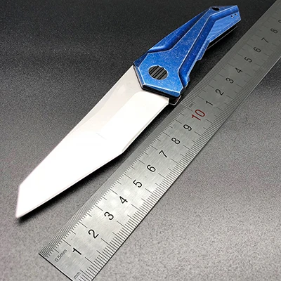 BMT ZT0055 складной нож S35VN стальное лезвие карманный нож ЧПУ камень мыть ручка тактические ножи Открытый Ручной инструмент Походный нож - Цвет: Тёмно-синий