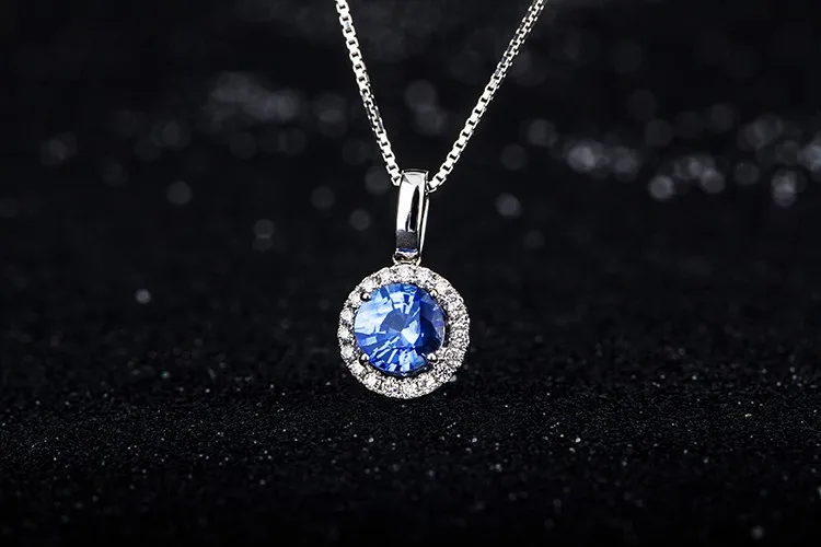 sapphire pendant 
