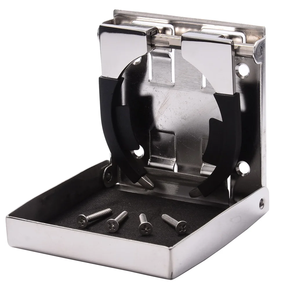 1/2/4 Pcs Marine Stainless Steel 12V LED Light Recessed Built-in Car Cup Drink Holders Sailing Light Rowing Boats Accessories - Foto 2