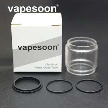 

3pcs/lot Vapesoon Replacement Pyrex Glass Tube with Seal Ring for Valyrian RTA Atomizer Tank