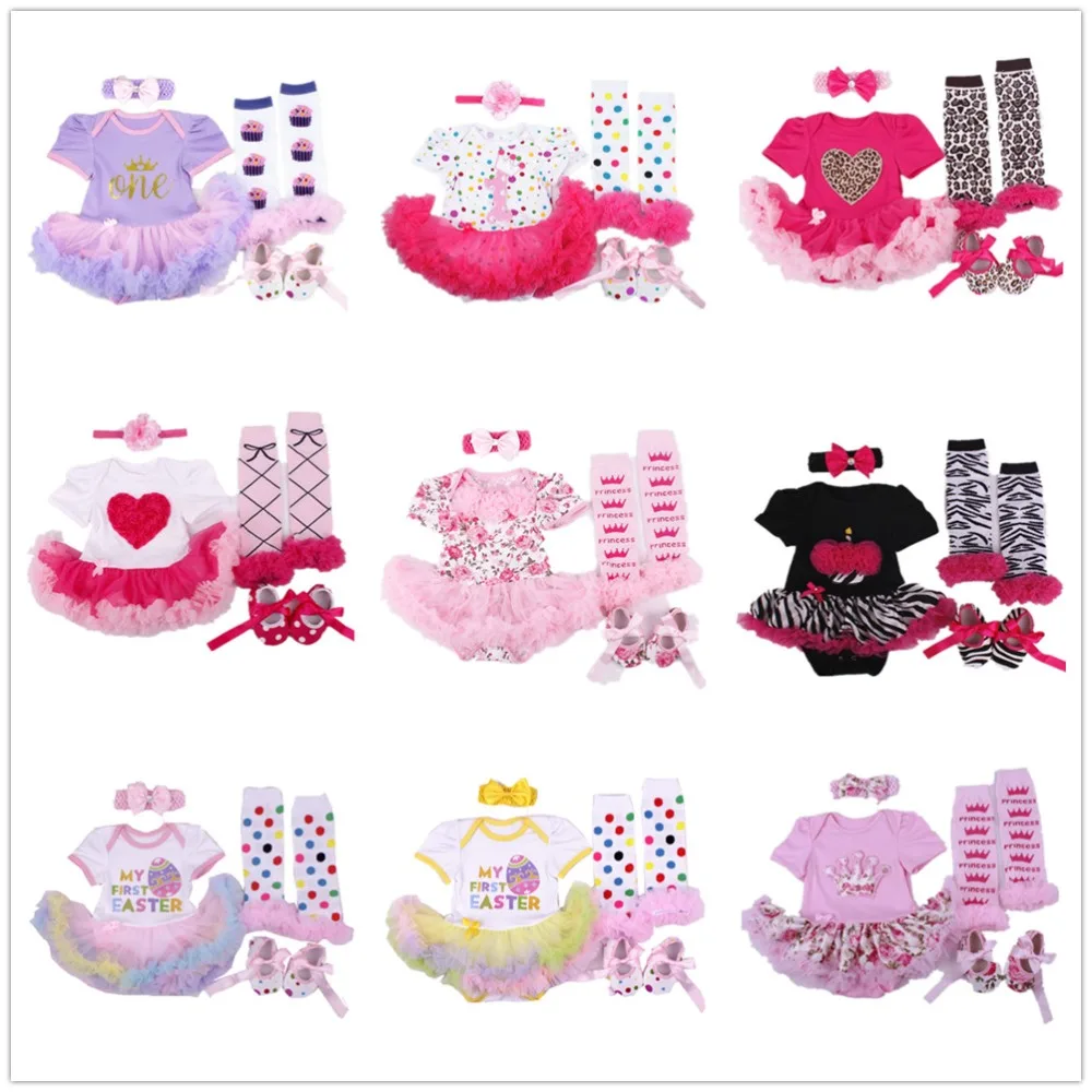 Lovely Baby Girl Bodysuits Tights Shoe Headband 4-Piece Clothes Suit Princess Girls Cute Photography Props Cute Newborn Jumpsuit Lovely Baby Girl Bodysuits Tights Shoe Headband 4-Piece Clothes Suit Princess Girls Cute Photography Props Cute Newborn Jumpsuit