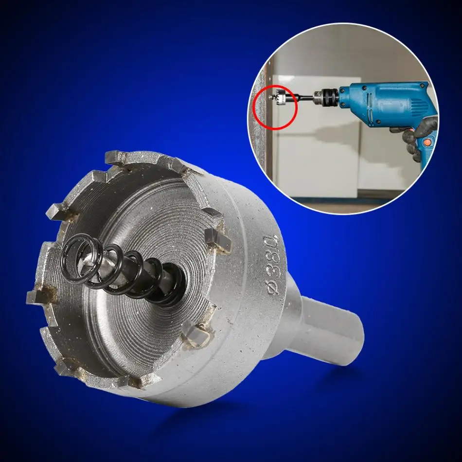 Durable YG9X Carbide Alloy Hole Saw Cutter Set Hole Saw Tooth Tip