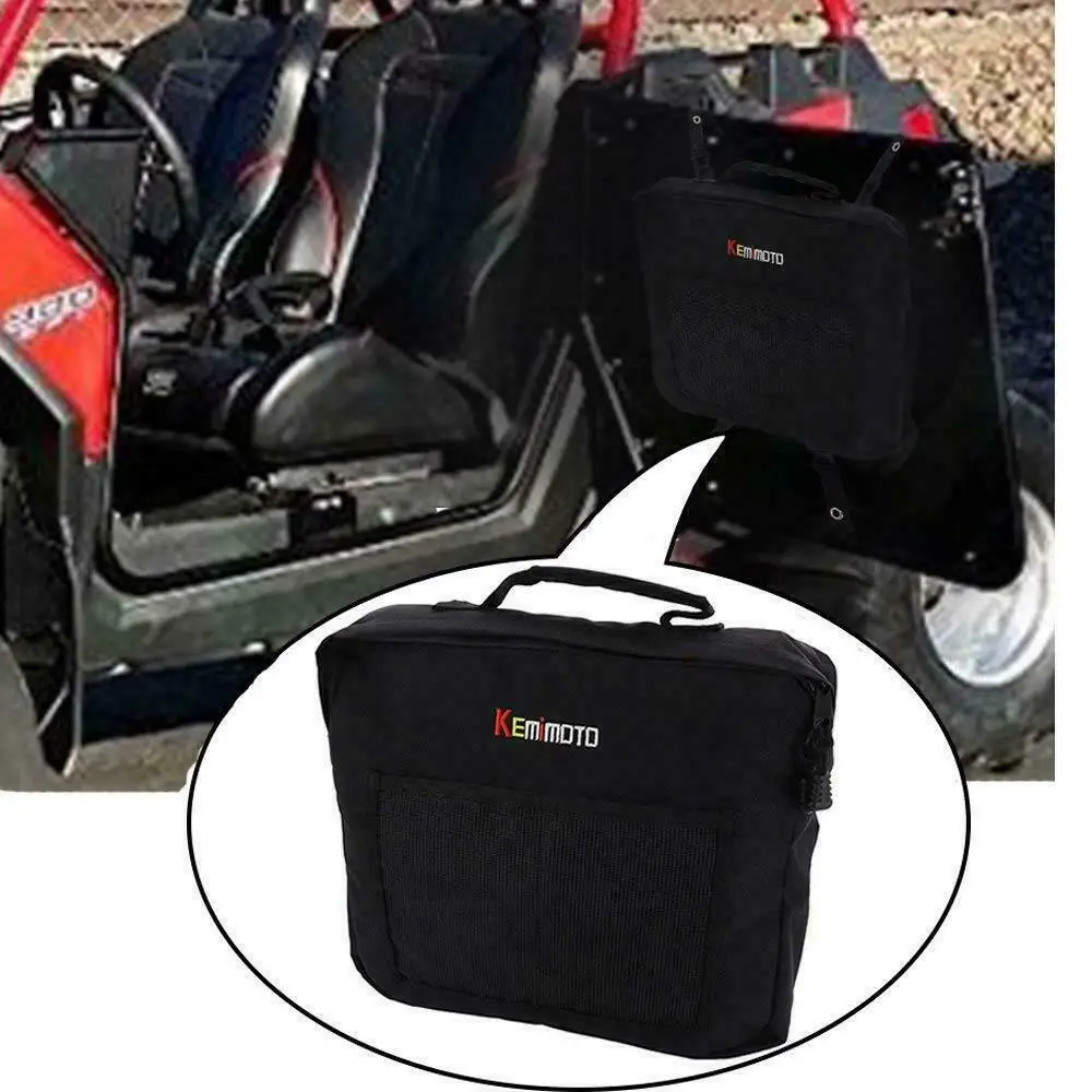 KEMIMOTO 2PCS UTV Door Mount Storage Bag Pack for Polaris Ranger RZR XP