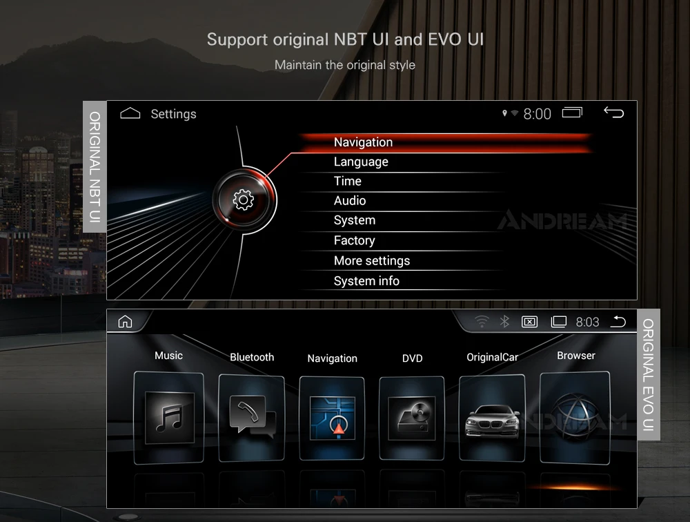 Clearance Andream GPS Navigation 10.25" Car Multimedia Player For BMW X1 E84 Wifi Steering Wheel ID6 Interface EW970BW-CIC 2 Clearance Andream GPS Navigation 10.25" Car Multimedia Player For BMW X1 E84 Wifi Steering Wheel ID6 Interface EW970BW-CIC 2