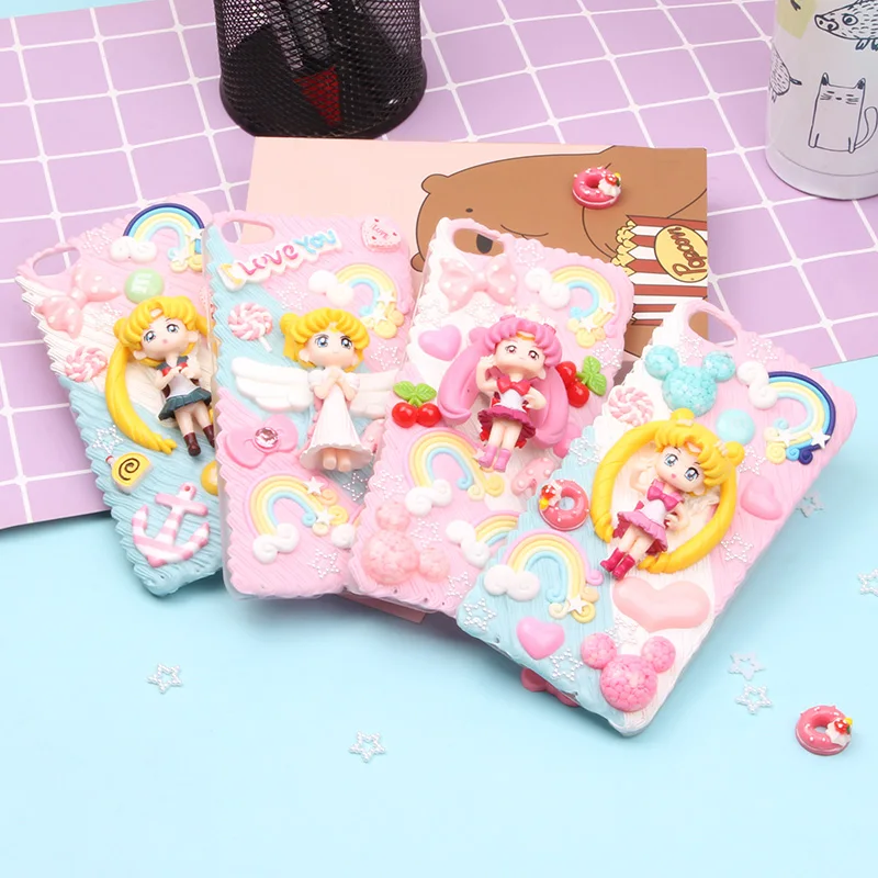 Simulated Cream Case For iPhone 6 6S 7 Plus 8 X XS Max XR Doll Cases Mobile Phone Shipping Free |