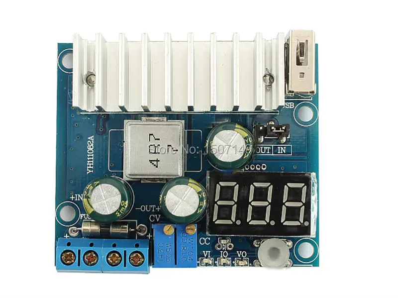 

100W DC-DC Step Up Converter 3-35V to 3-35V Voltage Switching Regulator with Voltmeter USB Interface for Charge Mobiles IPhones