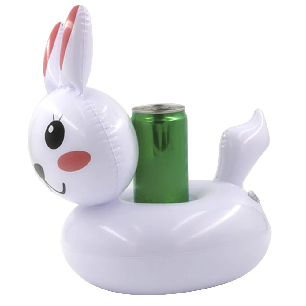 Кролик надувная чашка сиденье плавающий напиток держатель чашки надувной подстаканник ПВХ Пляж Бассейн подстаканник