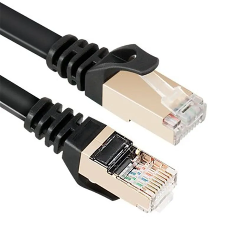 

Seven types of network cable 7 type flat network jumper ultra-thin over test pure ZZLP09