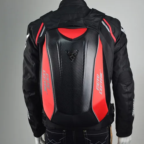 Motorcycle Riding Backpack For Yamaha Racing Team Waterproof Carbon Fiber Hard Shell Motorcycle
