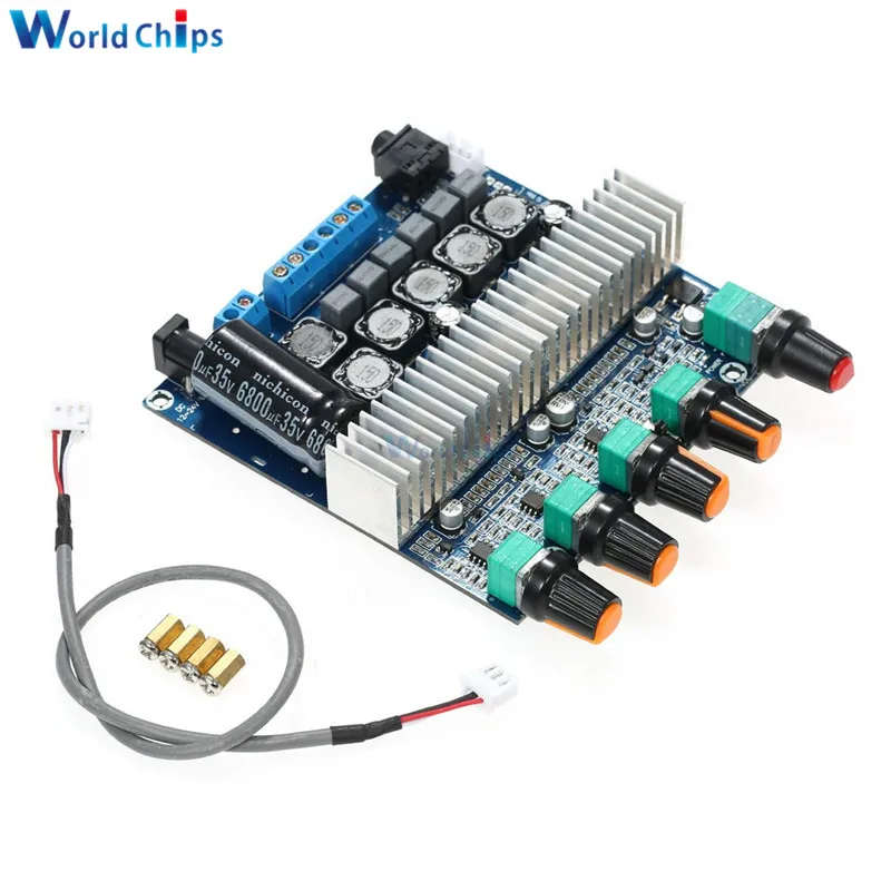 

diymore TPA3116 Subwoofer Amplifier Board 2.1 Channel High Power Bluetooth 4.2 Audio Amplifier Board 2x50W DC12V-24V 2*50W+100W