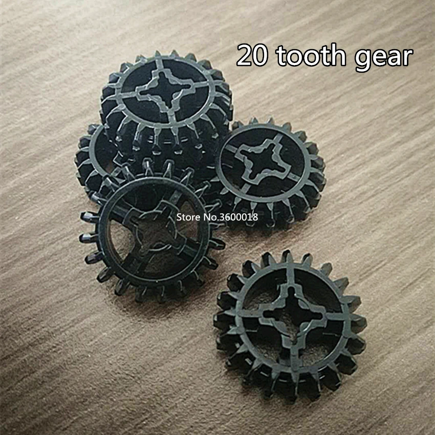

10pcs/lot Decool Technic Gear 20 Tooth Compatible with legos 18575 32269 MOC DIY blocks bricks parts set