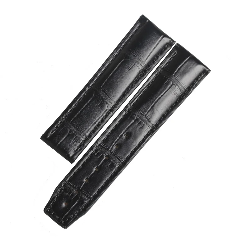 Wentula Watchbands Per Pierre Lacroix Masterpi Mp6607 Mp6907 Mp6508 Pelle Di Alligatore/Coccodrillo Grain Watch Band Man