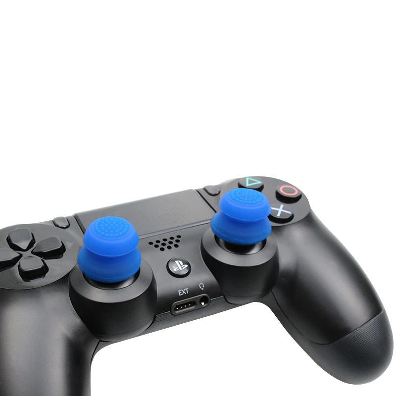 2 шт силиконовые гелевые ручки для большого пальца для Dualshock 4 PS4 Pro тонкий контроллер аналоговая ручка палочки для большого пальца дополнительная крышка