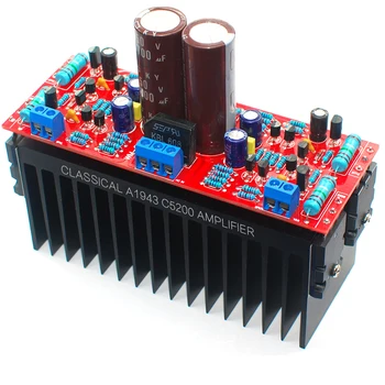 

Tube Amplifiers Audio Board DIY Kits A1943/C5200 Dual AC12-28V High Power Amplifier Board Stereo HIFI Tube Fever Level