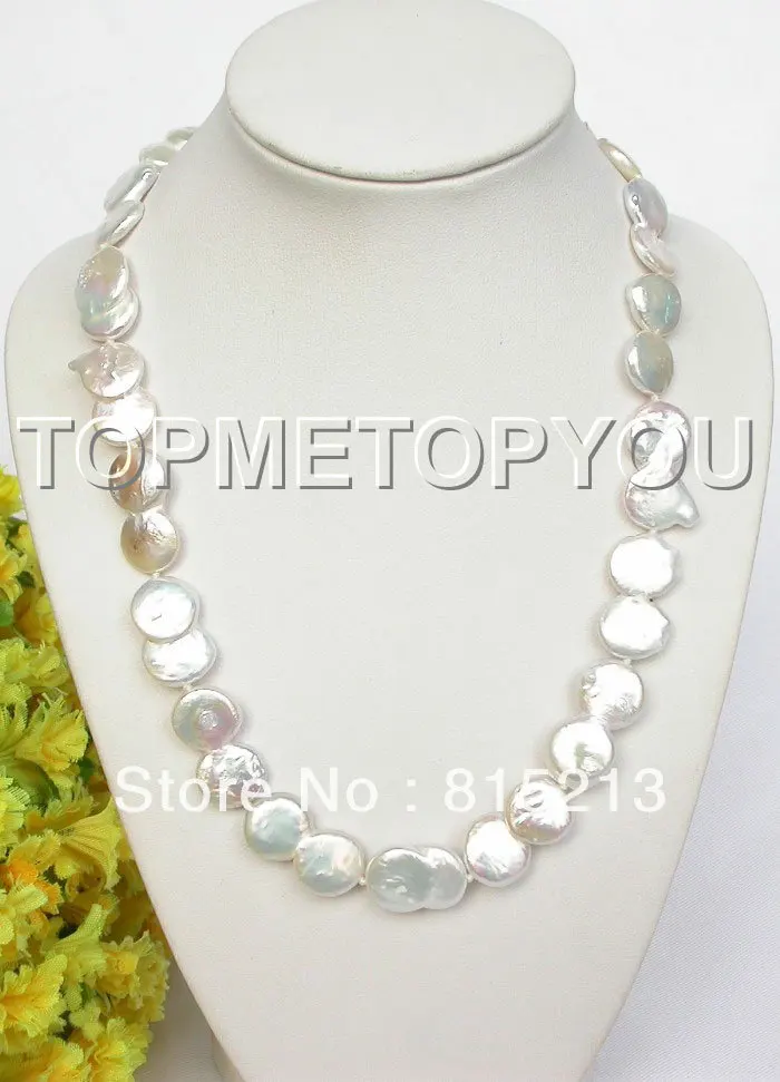 

ddh00947 natural twinborn coin white Reborn keshi pearls necklace dragon 28% Discount