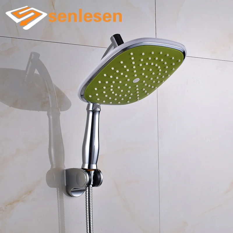 Free Shipping Plastic Shower Head with Shower Pipes Handshower Holder