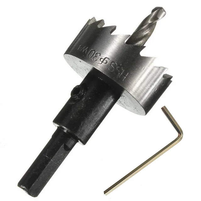 1Pc 9341HSS 30MM Twist Drill Bits Hole Saw Cutter Carbide Tip Power