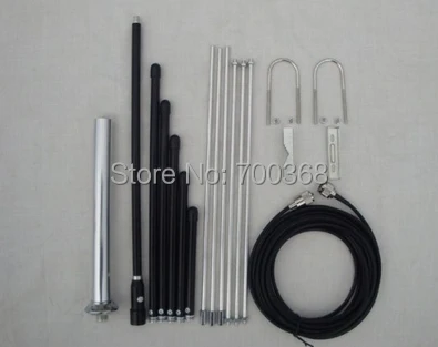 imágenes para 1/4 ola Profesional Antena GP Transmisor FM Antena 5 W-150 W con 8 meters 26ft cable imágenes para 1/4 ola Profesional Antena GP Transmisor FM Antena 5 W-150 W con 8 meters 26ft cable