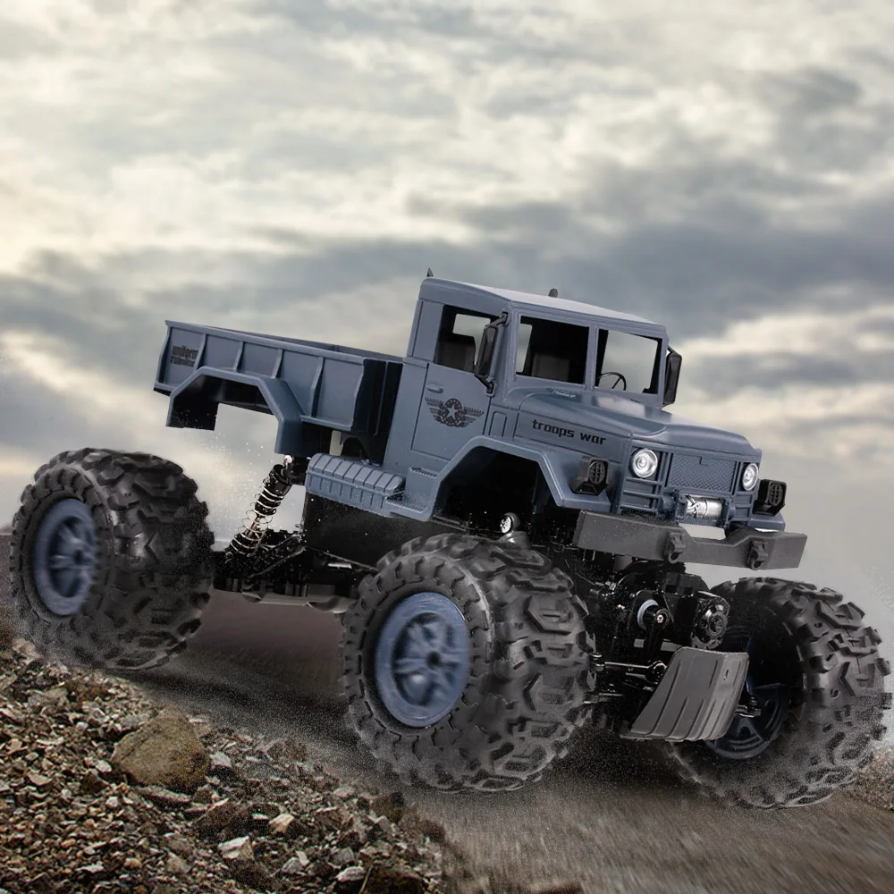 

ZG-C1231WS Remote Control Car 1:12 2.4G 4WD Off-road RTR RC Military Cars Electric Snow Rock Crawler Toys for Children