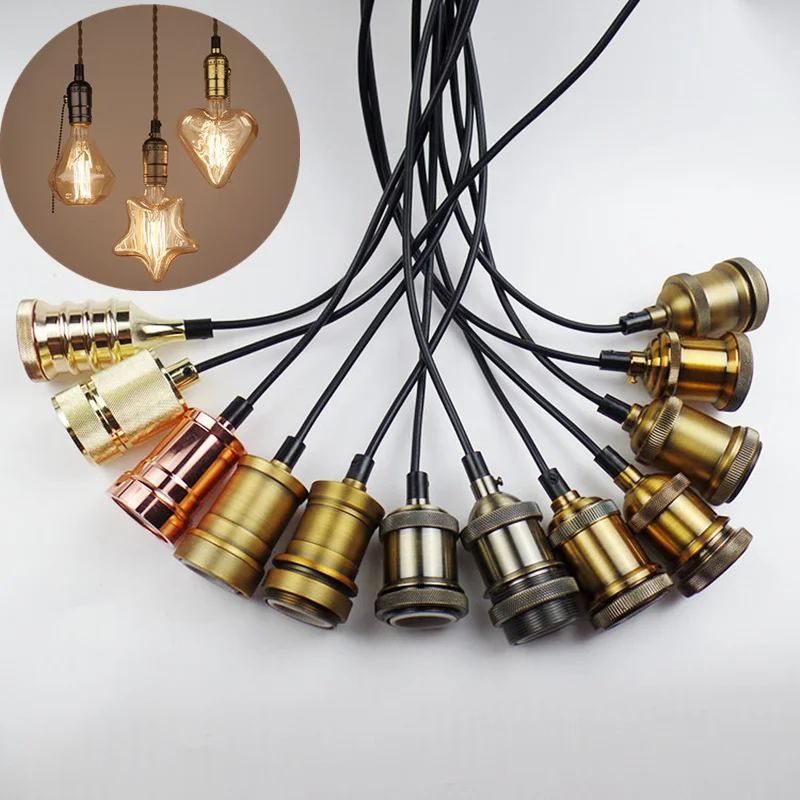 1 шт. патрон для лампы Эдисона E27 в стиле ретро|lighting accessories|lamp holderedison lamp base |