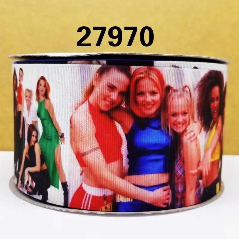 50 ярдов мультфильм напечатанный grosgrain ленты 27887 - Цвет: 27970