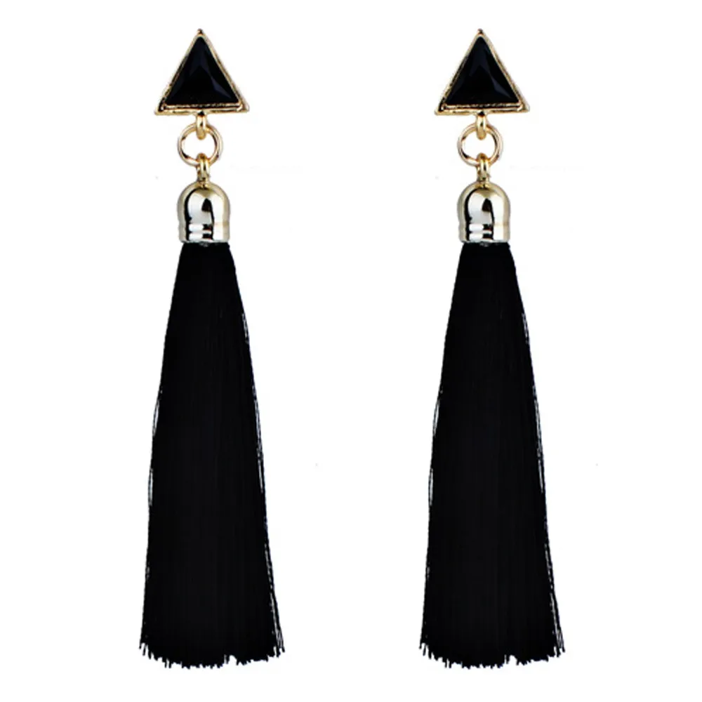 

Bohemian style earring Women Ethnic Hanging Rope Tassel Earrings aretes de mujer
