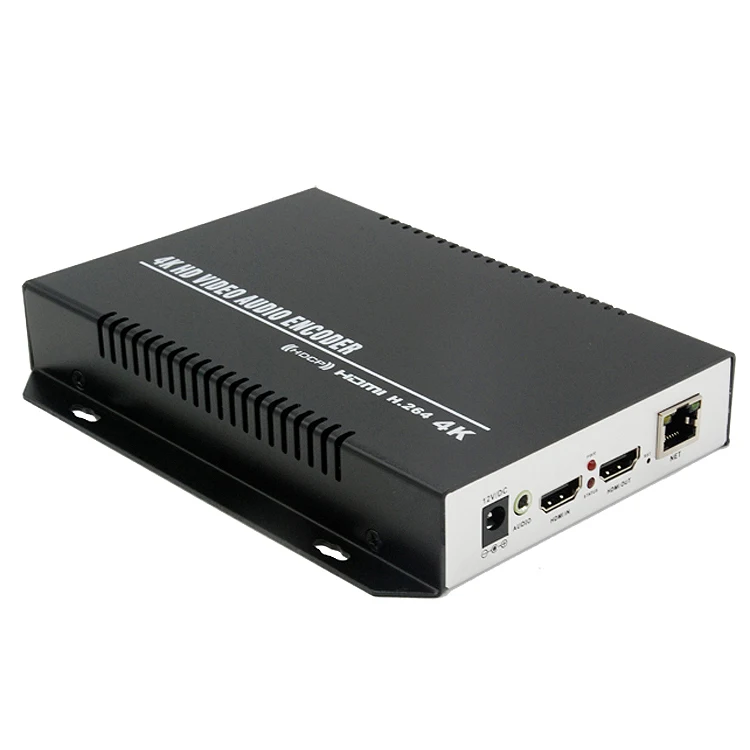 Кодировщик MPEG4 H.264 4K HDMI IP для потоковой передачи видео кодировщик IPTV H264 RTMP потока в