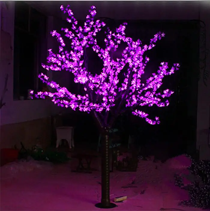 LED Artificial Cherry Blossom Tree Light Christmas Light 1248pcs LED