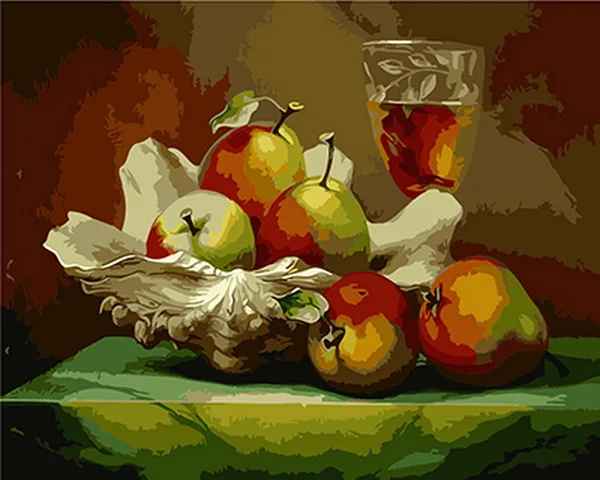 

Frameless painting by numbers paint by number for home decor PBN for living room 4050 still life fruit